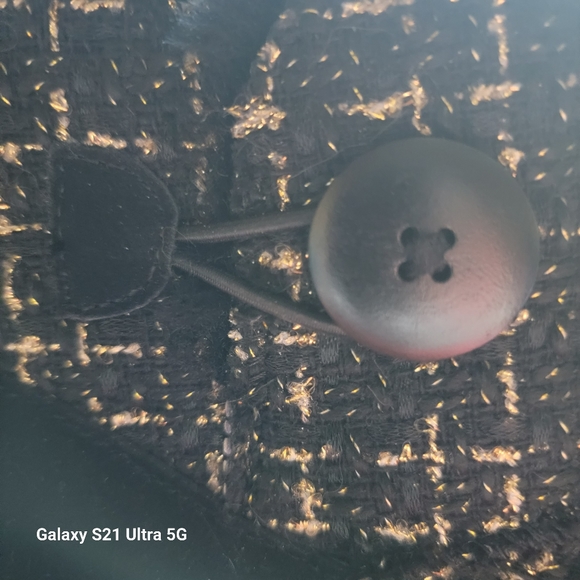 Bernie Mev Shearling Ankle Boots Sheena Black/Gold Tweed Suede Size 8-8.5 NWOB - Picture 7 of 7